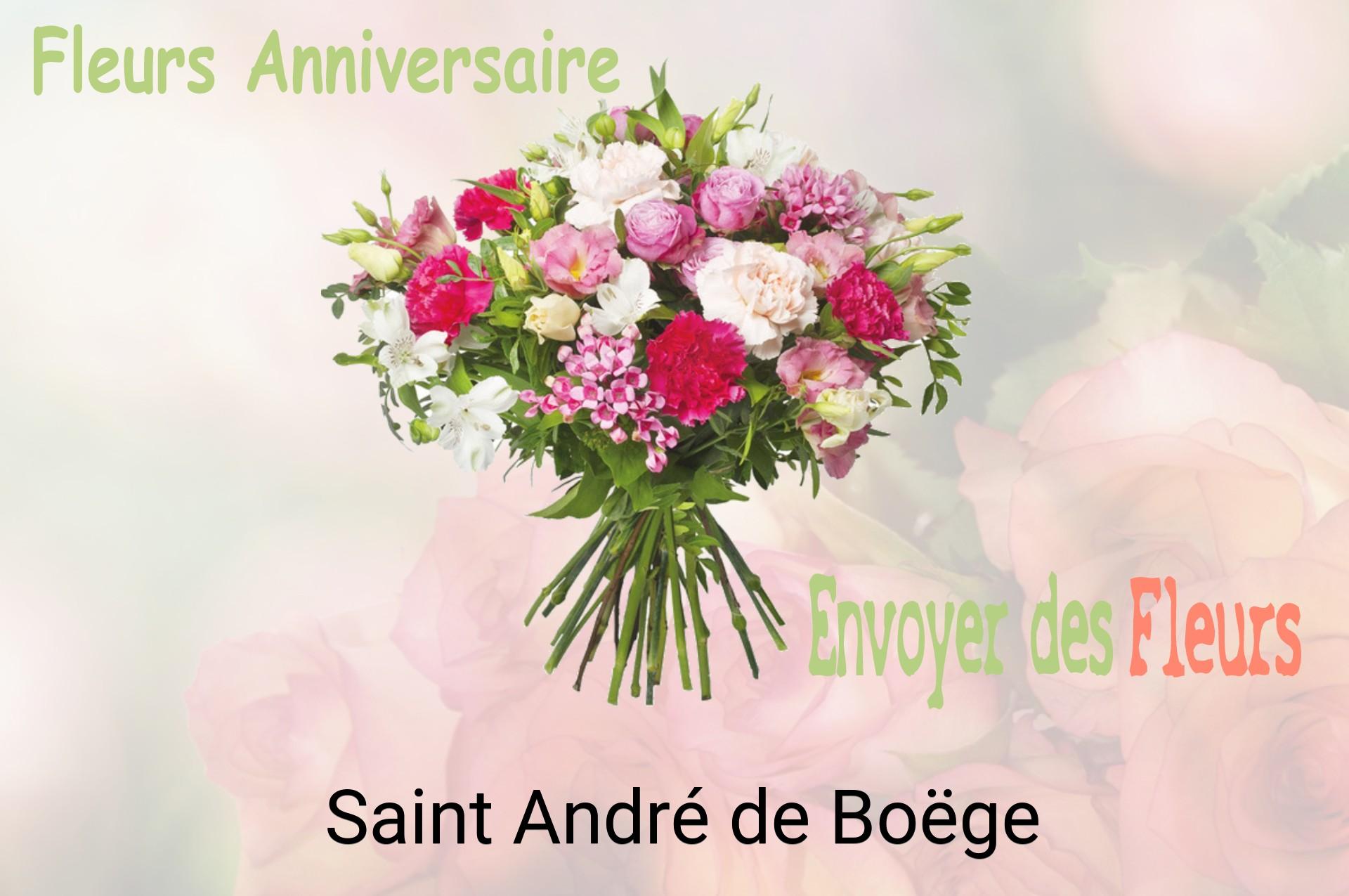 Bouquet de fleurs d’anniversaire livré à Saint-André-de-Boëge